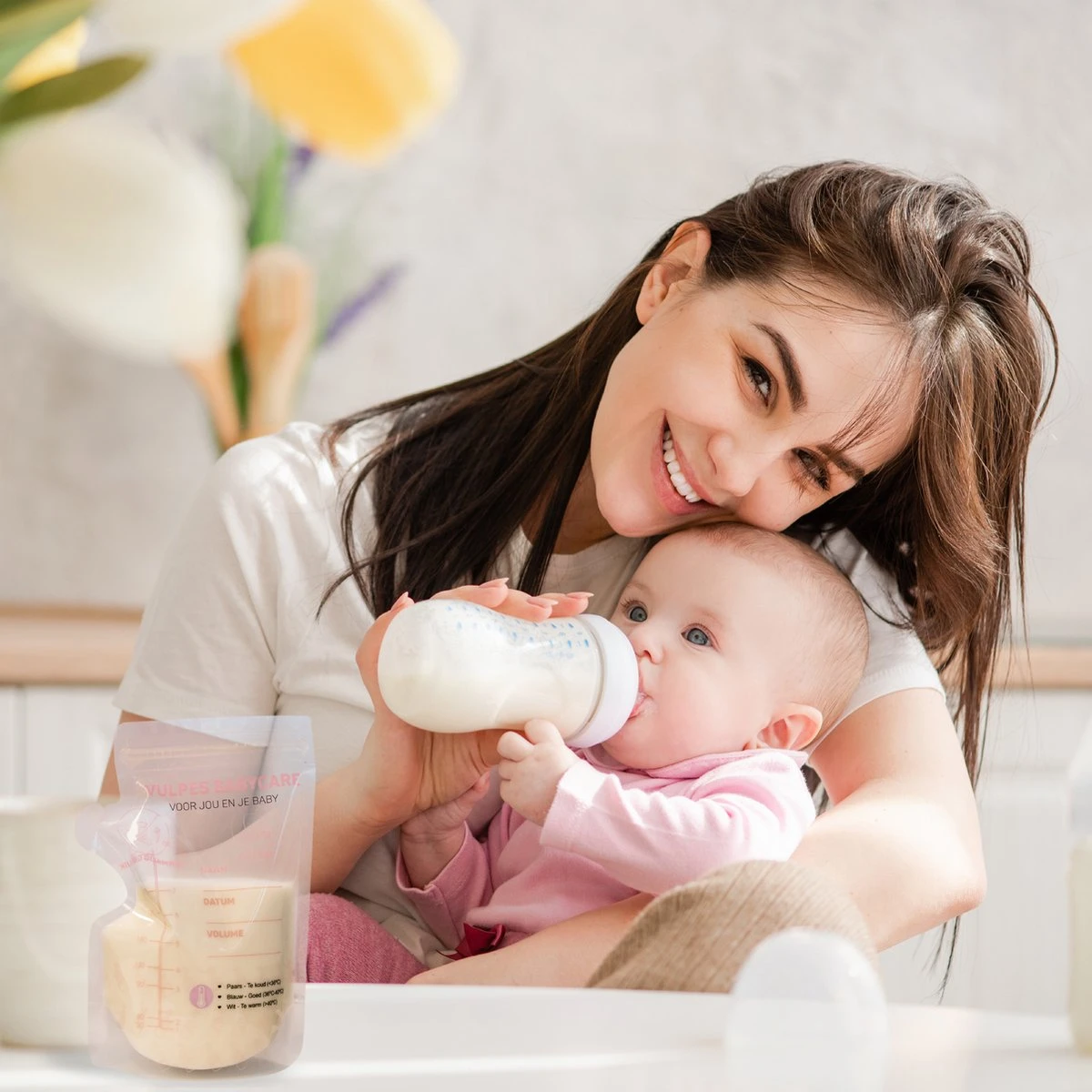 Vulpes BabyCare® Moedermelk Bewaarzakjes Met Schenktuit - Extra Groot - 250 Ml - 90 Stuks - Borstvoeding Bewaarzakje - Borstvoeding Zakjes - BPA Vrij - Incl. Borstvoeding E-book 8 Vulpes BabyCare® Moedermelk Bewaarzakjes Met Schenktuit - Extra Groot - 250 Ml - 90 Stuks - Borstvoeding Bewaarzakje - Borstvoeding Zakjes - BPA Vrij - Incl. Borstvoeding E-book - Afbeelding 8