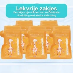 Mogi Products-Moedermelk Bewaarzakjes - 130 Stuks- Met Schenktuit - Borstvoeding Bewaarzakjes - Lekvrij - Koelkast En Vriezer - BPA Vrij - 200 Ml 10 Mogi Products-Moedermelk Bewaarzakjes - 130 Stuks- Met Schenktuit - Borstvoeding Bewaarzakjes - Lekvrij - Koelkast En Vriezer - BPA Vrij - 200 Ml -Jollein Winkel 1200x1200 801