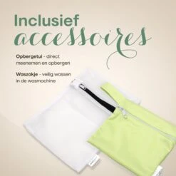 NATURE'S Groove Wasbare Zoogcompressen - Cup AA T/m C - Borstcompressen Wasbaar - Incl Waszakje En Opbergetui - 16 Stuks - Wit -Jollein Winkel 1200x1200 861