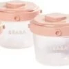 BEABA Set Van 6 Eerste Leeftijd Clip 60ml / 120ml (assorti Roze)