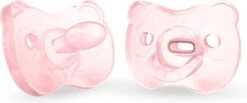 Medela Baby Fopspeen Soft Silicone Superzacht Lichtgewicht Eendelig - Soft Pink - 6-18 Maanden - 2 Stuks -Jollein Winkel 1200x501