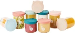 Babymoov ISY Bowls - 6 Glazen Bewaarpotjes - 250 Ml -Jollein Winkel 1200x531 1