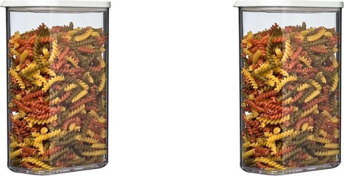 2 Stuks - Mepal Modula Bewaardoos 2000ML 1 2 Stuks - Mepal Modula Bewaardoos 2000ML