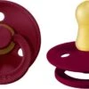 BIBS Fopspeen -RUBY - Maat1 - T1 Leeftijd: 0-6 Maanden | Newborn | Rood | Pacifier