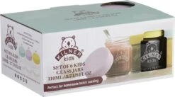 Kilner - Set Van 6 Voorraadpotten Voor Babyvoeding - Glas - Silicone Deksels - 6 X 110 Ml -Jollein Winkel 1200x664 1