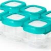 OXO Tot Babyvoeding Diepvriesbakjes - Babyvoeding Bewaarbakjes Met Deksel - 6x60 Ml- Teal