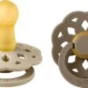BiBS - Boheme Pacifier - Stage 2 Fopspeen - 2 Stuks - Vanilla / Dark Oak