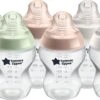 Tommee Tippee Closer To Nature- Zuigflessen - Anti-koelik Ventiel - 260 Ml- Pak Van 6 Stuks - Doorzichtig
