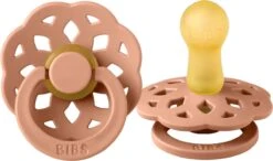 Bibs Fopspeen - Maat 1 0-6 Maanden - 1 Stuk - Boheme Peach