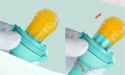 |Twinza®| Baby Fruit Speen - Fruitspeen Bijtring - Fruit - Fopspeen - Baby Voeding - Fruitzuiger - Voorkomt Verstikking - Baby Shower - Vanaf 3 Maanden - Roze Met Ketting -Jollein Winkel 1200x719