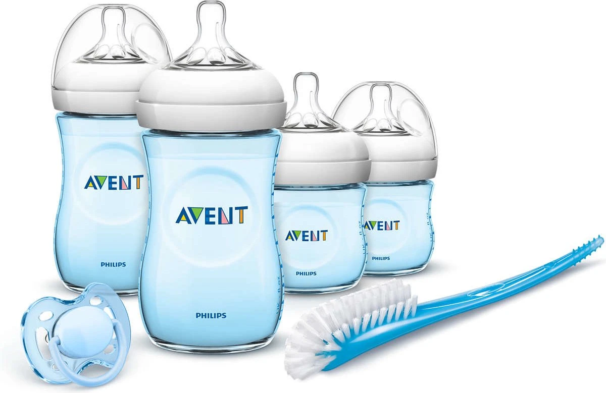 PHILIPS AVENT Philips SCD301/04 - Natural Starterset Voor Pasgeborenen - Blauw 1 PHILIPS AVENT Philips SCD301/04 - Natural Starterset Voor Pasgeborenen - Blauw