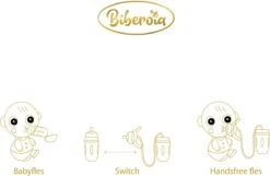 Biberoia® Handsfree – Babyfles – Switch De Fles – Anti Colic Baby Fles – Anti Reflux – Speen – Baby – Fles – Babyshower - Kraamcadeau – 250ML - Peach -Jollein Winkel 1200x781