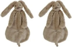 2 Happy Horse Richie Knuffeldoekjes | Bruin | Baby Cadeau | Kraam Cadeau