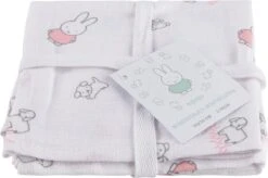 Briljant Baby- Monddoekjes Nijntje - Hydrofiele Doeken - Roze