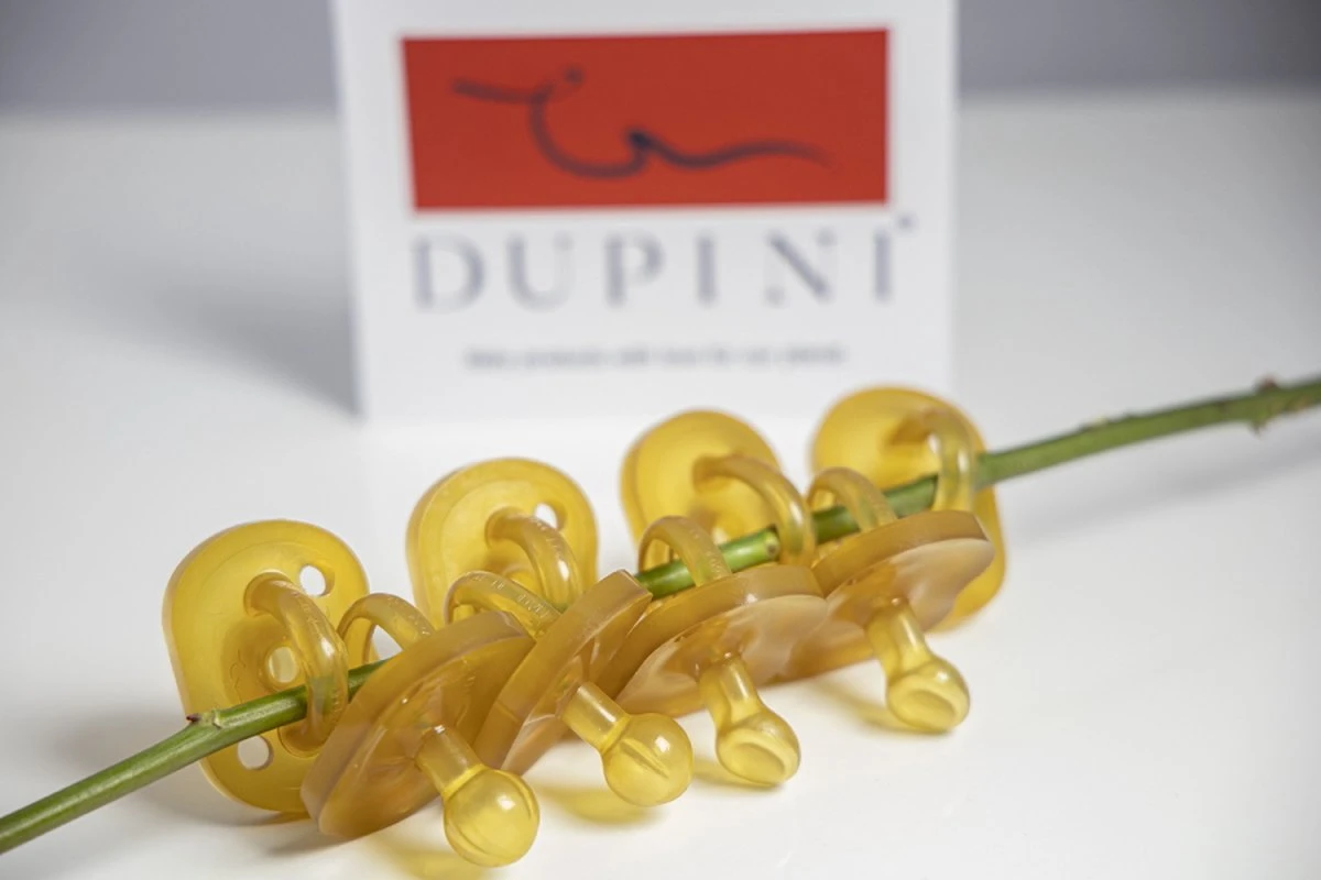 Dupini 100% Natuurrubber Speen/fopspeen - Round Maat L 5 Dupini 100% Natuurrubber Speen/fopspeen - Round Maat L - Afbeelding 5