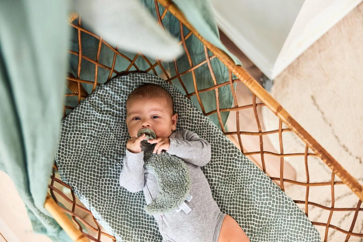 Jollein Speendoekje Moon - Ash Green 7 Jollein Speendoekje Moon - Ash Green - Afbeelding 7