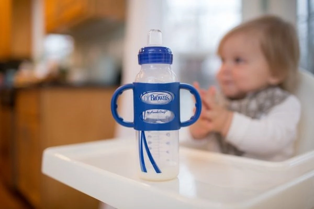 Dr. Brown's Siliconen Handvat Voor Brede Halsfles - Blauw 7 Dr. Brown's Siliconen Handvat Voor Brede Halsfles - Blauw - Afbeelding 7