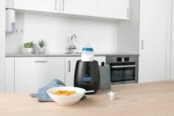 Alecto BW700BK - Snelle Digitale Flessenwarmer 500W Voor Opwarmen, Steriliseren En Ontdooien - Inclusief Stoomkap - Bediening Via Display - Zwart -Jollein Winkel 1200x800 32