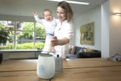 Alecto BW-700 - Snelle Digitale Flessenwarmer 500W Voor Opwarmen, Steriliseren En Ontdooien - Inclusief Stoomkap - Bediening Via Display - Wit -Jollein Winkel 1200x800 49