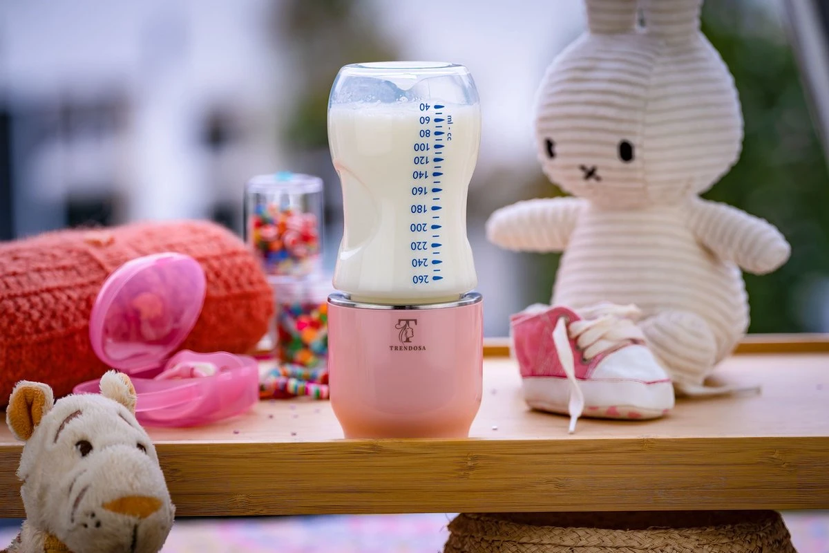 Trendosa Flessenwarmer Set - Draagbare Baby Flessenwarmer Voor Onderweg- Incl Speendoosje - Roze 9 Trendosa Flessenwarmer Set - Draagbare Baby Flessenwarmer Voor Onderweg- Incl Speendoosje - Roze - Afbeelding 9