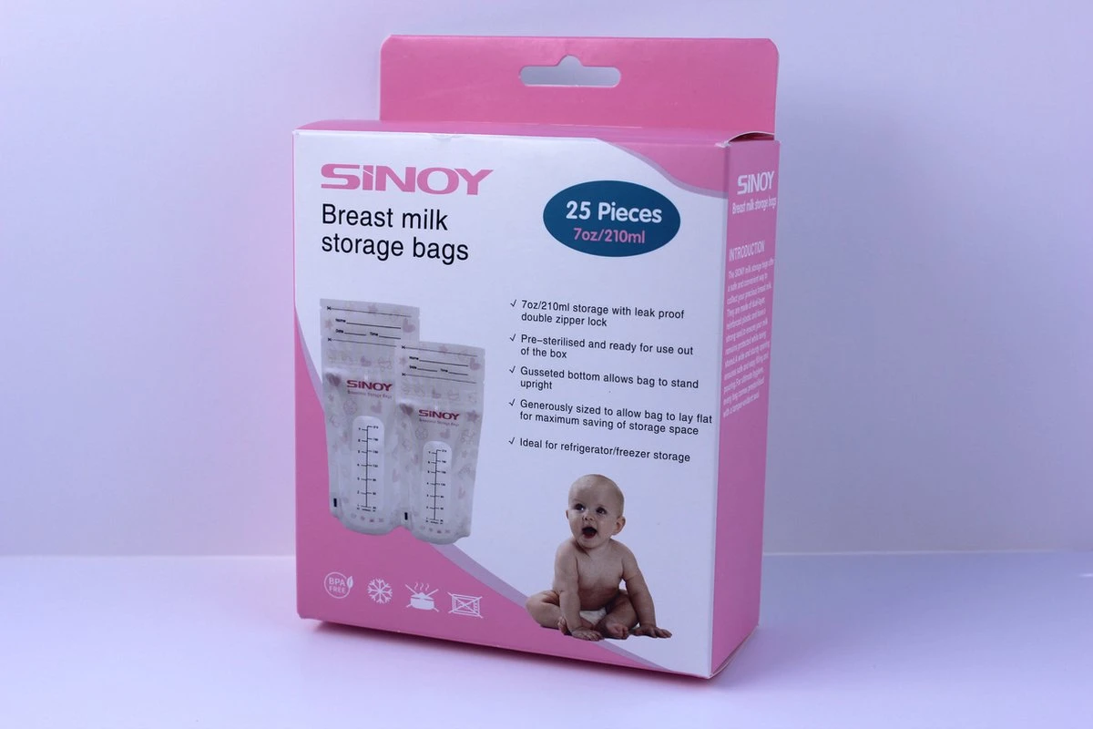 Merkloos Moedermelk Bewaarzakjes - Borstvoeding Bewaarzakje - 210 Ml - 25 Stuks - Steriel - Makkelijk Etiketteren 6 Merkloos Moedermelk Bewaarzakjes - Borstvoeding Bewaarzakje - 210 Ml - 25 Stuks - Steriel - Makkelijk Etiketteren - Afbeelding 6