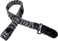 Speenketting Zwart Wit - Zebra Print
