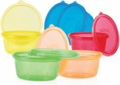 Nuby Voeding Bewaarbakjes 6 Stuks 300 Ml