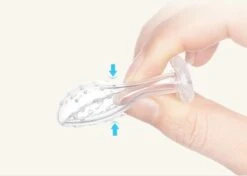 2x Fruitspeen Kinderbestek - Speen Babyvoeding Blauw -Jollein Winkel 1200x853