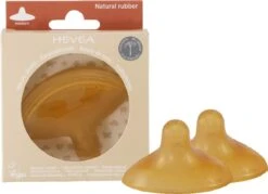 HEVEA 2-Pack Nipple Shield Medium | Tepelhoedje | Borstvoeding | Natural Rubber -Jollein Winkel 1200x869