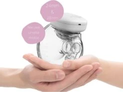 Youha® The Ins Elektrische Borstkolf(origineel) - Compleet Pakket- 24mm (28mm Optioneel) - Draagbaar Hands Free - Draadloos - Draagbare Borstkolf - BPA-vrij - Oplaadbaar - Borstmelk - 1x 240ML Cup Moedermelk - Borstvoeding - GEN1 -Jollein Winkel 1200x898 2