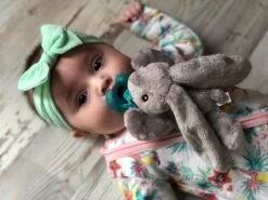 MijnNami Speenknuffel Konijntje En Soother Speen - Afneembaar Speentje - BPA Vrij -Jollein Winkel 1200x900 1