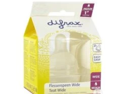 Difrax Flessenspeen Wide Voor Brede Babyflessen - Maat Medium - 2 Stuks -Jollein Winkel 1200x900 9