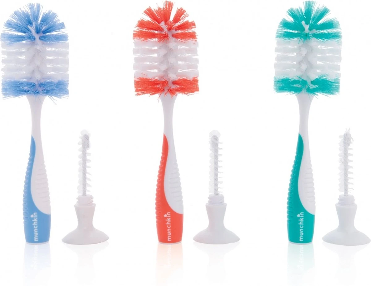Munchkin Bristle/flessenborstel Blauw 2 Munchkin Bristle/flessenborstel Blauw - Afbeelding 2
