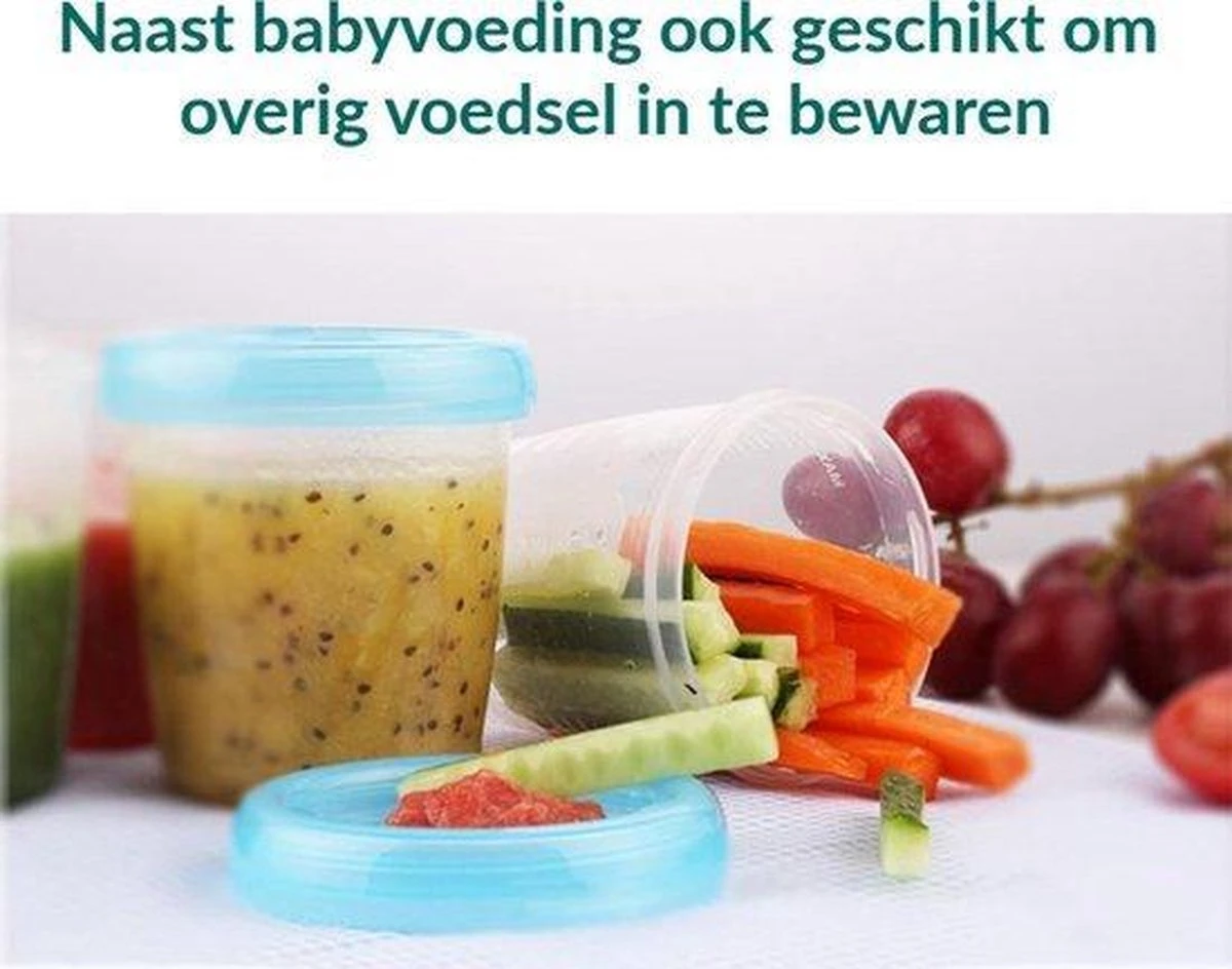 Gold Kids Moedermelk Bewaarbekers Voor Babyvoeding – Compleet Pakket Inclusief Adapter En Speen - Bewaarbakjes 7 Gold Kids Moedermelk Bewaarbekers Voor Babyvoeding – Compleet Pakket Inclusief Adapter En Speen - Bewaarbakjes - Afbeelding 7