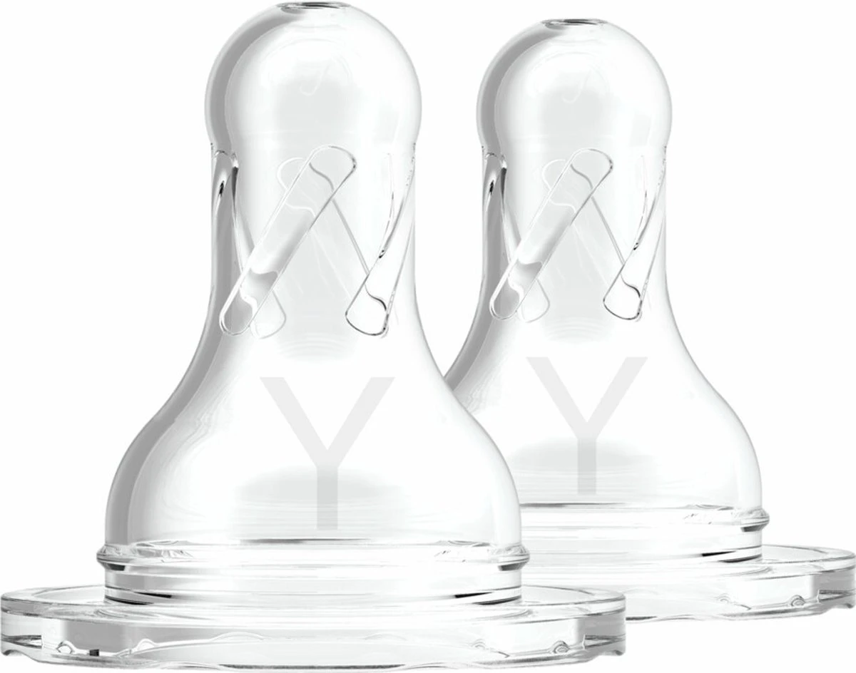Dr. Brown's Options+ Anti-colic Y-speen - Voor Standaard Halsfles - 2 Stuks 2 Dr. Brown's Options+ Anti-colic Y-speen - Voor Standaard Halsfles - 2 Stuks - Afbeelding 2