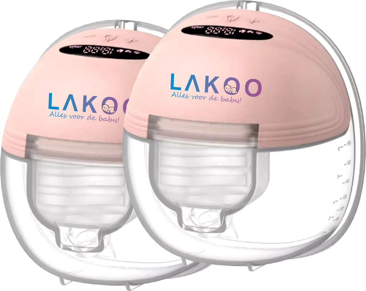Lakoo - 2 X (stuks) Handsfree Borstkolf - Borstkolf Handsfree- Elektrische Borstkolf-2 Stuks- Oplaadbare Accu - Borstkolven- Kolfset - Borstvoeding Roze 1 Lakoo - 2 X (stuks) Handsfree Borstkolf - Borstkolf Handsfree- Elektrische Borstkolf-2 Stuks- Oplaadbare Accu - Borstkolven- Kolfset - Borstvoeding Roze
