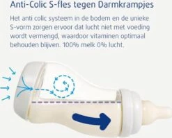 Difrax - S-Fles Natural - Babyfles Bruin- 0+ Maanden - 170ml -Jollein Winkel 1200x966