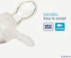 Fopspeen Difrax Newborn Natural Pure | Ice Blauw -Jollein Winkel 1200x974