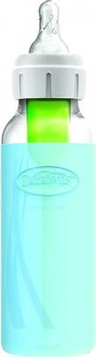 Dr. Brown's Flesbeschermer Standaard Hals Blauw 250ml 4 Dr. Brown's Flesbeschermer Standaard Hals Blauw 250ml - Afbeelding 4