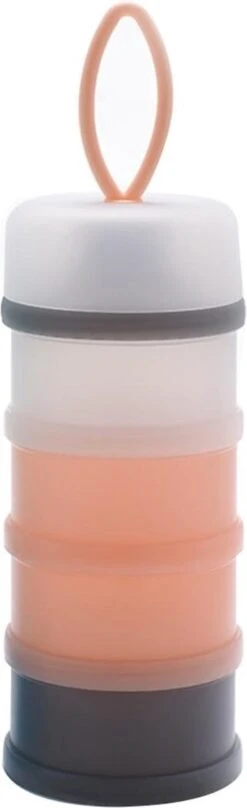 Merkloos Melkpoeder Toren - Melkpoeder Doseerdoosjes - Babyvoeding - Bewaarbakjes - Schenktuit - BPA Vrij - Meenemen En Bewaren - Dispenser - Melkpoeder - Snacks - 4 Laags - Family Favorites - Kraamcadeau - ROZE -Jollein Winkel 367x1200