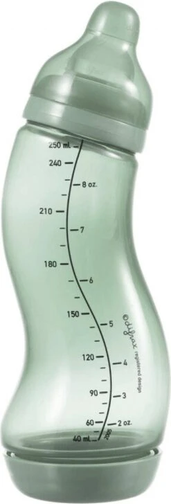 Difrax - S-Fles Natural - Babyfles Sage - 0+ Maanden - 250ml