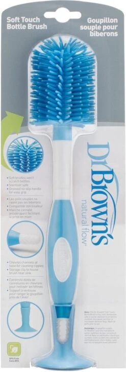 Dr. Brown's Flessenborstel - Blauw Siliconen 7 Dr. Brown's Flessenborstel - Blauw Siliconen -Jollein Winkel 408x1200