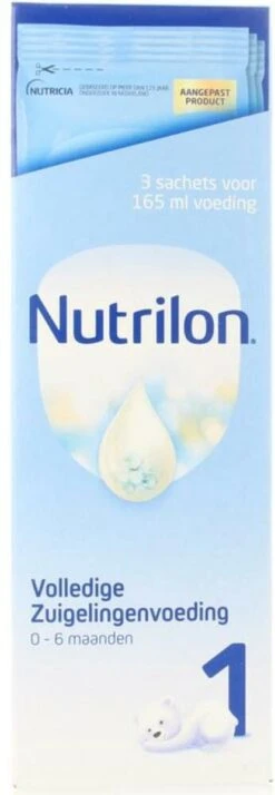 Nutrilon 1 Volledige Zuigelingenvoeding – Flesvoeding Vanaf De Geboorte – 3 Sachets -Jollein Winkel 415x1200