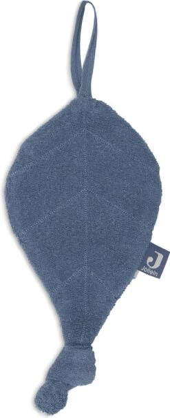 Jollein Speendoekje Badstof Leaf - Jeans Blue -Jollein Winkel 489x1200