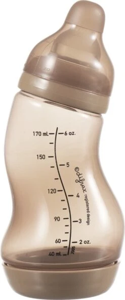 Difrax - S-Fles Natural - Babyfles Bruin- 0+ Maanden - 170ml -Jollein Winkel 499x1200 1