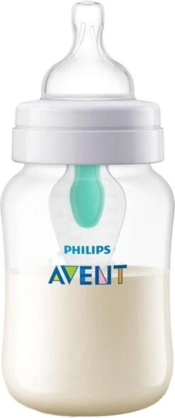 Philips Avent SCF813/14 Anti-Colic Babyfles - Met AirFree Ventiel - 260 Ml - 1 Stuks -Jollein Winkel 504x1200