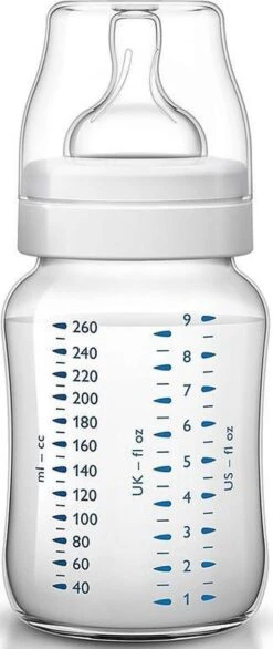 Philips Avent SCF813/14 Anti-Colic Babyfles - Met AirFree Ventiel - 260 Ml - 1 Stuks -Jollein Winkel 506x1200 1