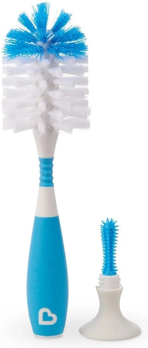 Munchkin Bristle/flessenborstel Blauw 1 Munchkin Bristle/flessenborstel Blauw