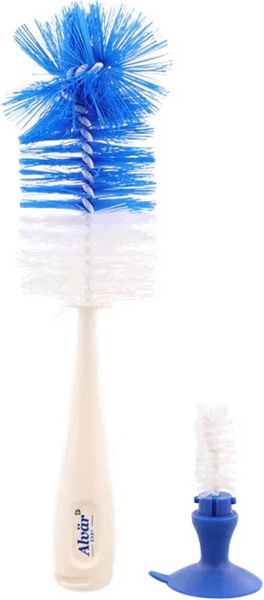 Baby Speen En Flessenborstel - Drinkfles Schoonmaakborstel - Met Zuignap En Mini Borstel 1 Baby Speen En Flessenborstel - Drinkfles Schoonmaakborstel - Met Zuignap En Mini Borstel