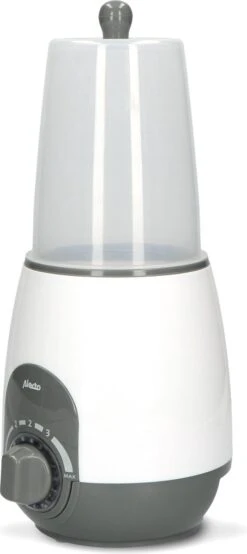 Alecto BW-512 CAR+ - Flessenwarmer 500W - Snelle Opwarming En Sterilisatie Thuis En Onderweg - Geleverd Met 12V Auto Adapter En Stoomkap - Wit -Jollein Winkel 535x1200